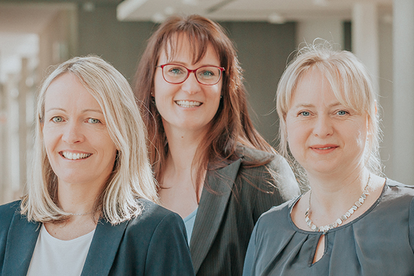 Dr. Katja Kiebs, Sylvia Frankenstein und Nadia Ehrke