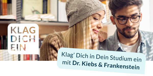 Informationen zur Studienplatzklage unter https://klag-dich-ein.de